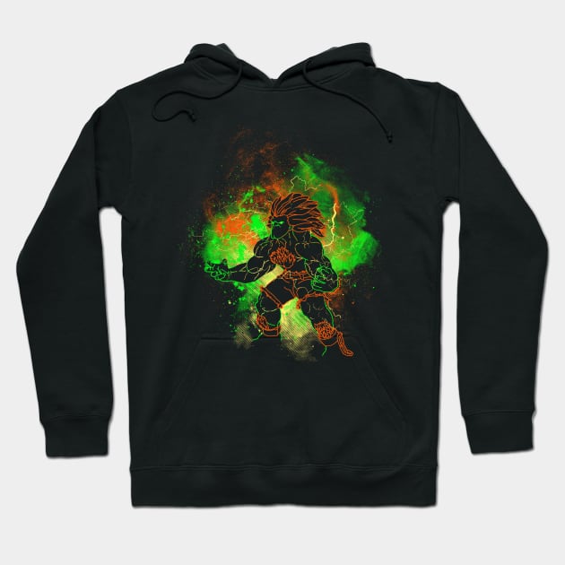 Thunder beast Art Hoodie by Donnie